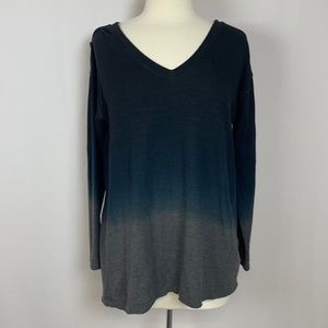American Eagle Ombré Knit Braided Back Top